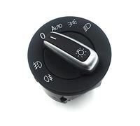 DEMULAX Headlight Switch And Auto Headlight Switch Sensor, for Golf, 5 6 MK5 MK6, for Tiguan, for Passat, B6 B7 CC, for Touran, for Jetta, MKV, for Touran, for Caddy, Car Fog Light Switch(Old styl