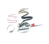 DEMULAX Hot Rod Chrome Universal Turn Signal Switch 12V HL-101 Turn Signal Switch Replacement