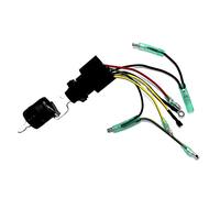 DEMULAX Ignition Key Switch Boat Engine 3 Position Off-Run-Start 87-17009A5 Marine Ignition Switch