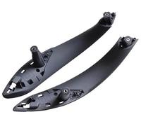 DEMULAX Inner Doors Handle Pull Trim Cover Car Accessories, for BMW, 3 Series F30 316d 318d 320d F31 320i 325d 2014-2018 51417279312 Car Door Handle Interior(Black-2pcs-Rear)