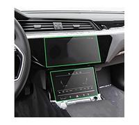 DEMULAX Instrument Screen Protector for E-tron 2018-2021 Car Dashboard Protective Film GPS Tempered Glass LCD Screen Protective Film Tempered Glass Protector Car Display Screen Protector(BLACK Navigat
