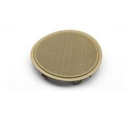 DEMULAX Interior Left Right Front Rear Door Horn Audio Sound Loudspeaker Cover Replacement, for BMW, X5 X6 F15 F16 2014-2018 Car Speaker Trim(Beige)