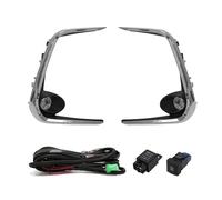 DEMULAX LED Daytime Running Lights, for Toyota, for Corolla, Sedan 2019 2020 2021 Front Bumper Fog Lamp Turn Signal With Wires Relay Fog Lamp Fog Lights(Black A SET)
