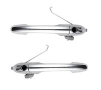 DEMULAX Left and Right Side Chrome Outer Door Handle, for, 500 2007-2020 735592026 735592012 RHD Exterior Car Door Pull Handle