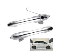 DEMULAX Left and Right Side Chrome Outer Door Handle, for, 500 2007-2020 735592026 735592012 RHD Exterior Car Door Pull Handle