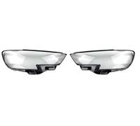 DEMULAX Left/Right Car Headlight Lens Glass Lampcover Cover Lampshade Shell, for, A3 2017 2018 2019 2020 Headlight Cover Shell Car Headlight Lens Cover(BLACK Pair)