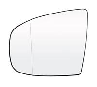 DEMULAX Left Right Side Door Wing Mirror Glass, for BMW, X5 E70 Lci 2007-2013 E71 E72 2008-2014 Heated 4 Pins Lens Convex Exterior Auto Car Wing Mirror Glass Replacement(Left)