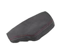 DEMULAX LHD, for BMW, 3 Series F30 2013 2014 2015 2016 2017 2018 Suede Leather Center Console Lid Armrest Box Cover Protective Trim Armrest Cover(Red blue gray line)