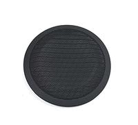 DEMULAX LHD RHD Car Interior Door Front Rear Loudspeaker Audio Sound Cover, for BMW, 3 X1 Series E90 E91 E84 318 320 325i Car Speaker Trim(Black)