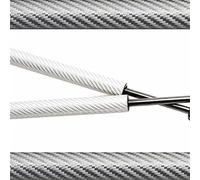 DEMULAX Lift Supports For Capa GA4 GA6 1998-2002 Hatchback Rear Tailgate Trunk Boot Struts Dampers Shock Springs Rods Absorber Bonnet Strut(Silver carbon fiber)