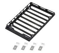 DEMULAX Metal Luggage Carrier Roof Rack, for Xiaomi, Jimny 1/16 RC Car Toy Car Roof Rack(Black)