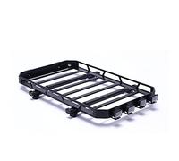 DEMULAX Metal Luggage Rack D, for Traxxas, Trx4 Bronco Trx6 G63, for Axail, Scx10 Iii Wrangler 1:10 Rc Car Toy Car Roof Rack(Luggagefront light)