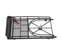 DEMULAX Metal Roof Rack Luggage Carrier, for HSP, for Traxxas, RC Crawler Car With Light Strip Toy Car Roof Rack