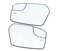 DEMULAX Mirror Glass Backing Plate, for Fusion 2011-2012 Rearview Lens Heated Small and Large Side Car Exterior Side Mirror (1 pair)