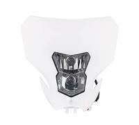 DEMULAX Motocross Enduro Dirt Bike Motorcycle Headlight Headlamp Head Light 12V CRF450L CRF450XR CRF 450L 450XR 2019 2020 Motorcycle Lights(White)