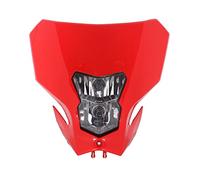 DEMULAX Motocross Enduro Dirt Bike Motorcycle Headlight Headlamp Head Light 12V CRF450L CRF450XR CRF 450L 450XR 2019 2020 Motorcycle Lights(Red)