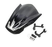DEMULAX Motocycle Windshield Windscreen Mounting Bracket Flyscreen Wind Shield, for YAMAHA, MT07 FZ07 2013 2014 2015 2016 2017 Motorcycle Windscreen(Smoke)