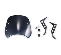 DEMULAX Motorcycle Black Front Headlight Windshield Fairing Windscreen Deflector,for Leoncino 250 Motorcycle Windscreen