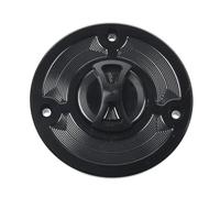 DEMULAX Motorcycle CNC Fuel Tank Cap Cover, for DUKE 125, for DUke 200, for DUKE 390 2011 2012 2013 2014 2015 2016 Motorcycle Fuel Tank Cap(Black)