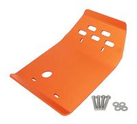 DEMULAX Motorcycle Engine Base Chassis Spoiler Guard Cover Skid Plate Belly Pan Protector ，for YAMAHA， Serow XT250 Tricker XG250 XT XG 250 Motorbike Accessories(Orange)