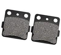 DEMULAX Motorcycle Front and Rear Brake Pads, for Hon-da ATC250 ATC200X TRX300EX TRX400EX Fourtrax Sportrax TRX250X TRX400 EX Motorcycle Brake Pad Pack(BLACK 1 Pair)