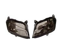 DEMULAX Motorcycle Front Headlight Headlamp Lighting Assembly CBR600RR F5 2007 2008 2009 2010 2011 2012 CBR 600RR Motorcycle Lights(Smoke)