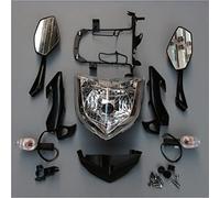 DEMULAX Motorcycle Headlight Head Light Lamp Headlamp Assembly Housing Turn Signals Set, for, FZ1N FZ1 N FZ-1N 2004 2007 2008-2016 Motorcycle Lights