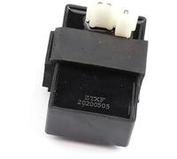 DEMULAX Motorcycle Ignition Coil Box 6 Pin Ac Dc Cdi, for CG125cc 150Cc 200Cc 250Cc Atv Quads Moped Dirt Bike Kart Engine Spark Module(BLACK DC)