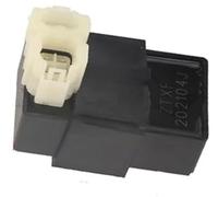 DEMULAX Motorcycle Ignition Coil Box 6-Pin Ac Dc Cdi, for CG125cc 150Cc 200Cc 250Cc Atv Quads Moped Scooter Buggy Go Kart Engine Spark Module(BLACK Gy6 AC)