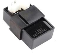 DEMULAX Motorcycle Ignition Coil Box 6-Pin Ac Dc Cdi, for CG125cc 150Cc 200Cc 250Cc Atv Quads Moped Scooter Buggy Go Kart Engine Spark Module(BLACK AC)