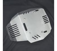 DEMULAX Motorcycle Stainless Steel Skid Plate Engine Guard Chassis Protection Cover, for Benelli, Leoncino 500 BJ BJ500 Motorbike Accessories(Without Logo-Silver)