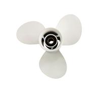 DEMULAX Outboard Propeller Boat Engine Aluminum Propeller 663-45952-02-EL, for YAMAHA, 25-60HP Boat Propeller Replacement