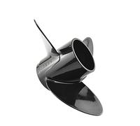 DEMULAX Outboard Propeller, for Tohatsu, for Mariner 4hp 5hp 6hp 7.8 * 9 Boat Aluminum Alloy Screw 3 Blade 12 Spline Marine Engine Part Boat Propeller Replacement