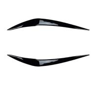 DEMULAX Pair Car Headlight Evil Eyebrows Eyelids, For F20 F21 116d 118i 120i 120d M135i 2015-2019 Headlamp Stickers Car Headlamp Decoration Film(Glossy Black)