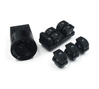 DEMULAX Power Electric Window Fog Headlight Control Switch Button, for, A4 S4 B6 B7 RS4, for Seat, Exeo 8E0959851 8E0959855 8E0941531 Car Fog Light Switch