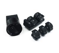DEMULAX Power Electric Window Fog Headlight Control Switch Button, for, A4 S4 B6 B7 RS4, for Seat, Exeo 8E0959851 8E0959855 8E0941531A Car Fog Light Switch
