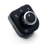 DEMULAX Power Side Mirror Adjust Switch Knob, for Jetta MK5, for Golf MK5 MK6 Rabbit, for EOS, for Passat B6 3C, for Tiguan, for Seat, 5ND959565B Side Mirror Switch
