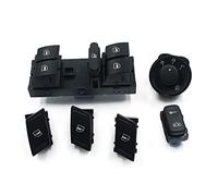 DEMULAX Power Side Mirror Window Door Control Switch Button, for Skoda, for Octavia, MK2 Yeti 2003-2014 1Z0962125A 1Z0959858B 1Z0 959 856 855 Side Mirror Switch