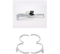DEMULAX Propeller Guard, for DJI, FLIP, Protective Bumper Ring with Increased Height Stand, Height Increase 8mm, Prop Bumper Anti-Collision Protective Cover (Naranja) Drone Propeller Guard(BLACK Gris)