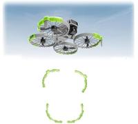 DEMULAX Propeller Guard, for DJI, flip, TPU Propellers Protector, Protective Bumper Ring, Prop Bumper Anti-Collision Protective Cover (black) Drone Propeller Guard(Green)