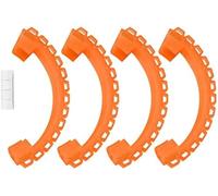 DEMULAX Propeller Guard Protector Cover, for DJI, Drone, Propeller Blades Anti-Collision Props Bumper Sleeve Safety Bar Accessories (Orange) Drone Propeller Guard