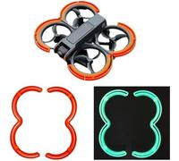 DEMULAX Propeller Protective Guard, for DJI, 2, Prop Bumper Anti-Collision Cover Ring 2 Propellers Protector (Luminous) Drone Propeller Guard(Orange)