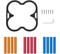 DEMULAX Protective Bumper Ring, for DJI, AVATA, 12pcs Colorful Elastic EVA Bumper + Carbon Fiber Plate, Protective Cover Drone Propeller Guard
