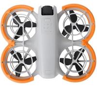 DEMULAX Quick Release Anti-Collision Bumper Ring Props, for DJI, NEO,Drone Propellers Protector Cover Accessories (Black) Drone Propeller Guard(Orange)