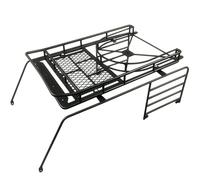 DEMULAX Racing Metal Roof Rack Luggage Rack Roll Cage Upgrades Parts Accessories RC Crawler Car, for Axial, SCX10 II 90046 Toy Car Roof Rack