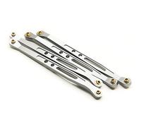 DEMULAX RC Car Upper And Lower Suspension Shift Link Rod Linkage 1/10 RC Crawler, for Axial, for Wraith 90018 Toy Car Suspension Arm(Lower-Titanium)