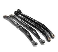 DEMULAX RC Car Upper And Lower Suspension Shift Link Rod Linkage 1/10 RC Crawler, for Axial, for Wraith 90018 Toy Car Suspension Arm(Upper-Black)