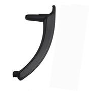 DEMULAX RHD Car Left Right Carbon Fiber Interior Door Armrest Handle Inner Panel Pull Trim Cover, for BMW, E70 E71 E72 X5 X6 2007-2013 Car Door Handle Interior(Black-Right)