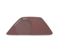 DEMULAX RHD Right Side Driver Cars Front Interior Door Loudspeaker Cover, for BMW, 5 Series F10 F11 F18 520 523 525 530 535 2009-2017 Car Speaker Trim(RHD red brown left)