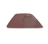 DEMULAX RHD Right Side Driver Cars Front Interior Door Loudspeaker Cover, for BMW, 5 Series F10 F11 F18 520 523 525 530 535 2009-2017 Car Speaker Trim(RHD red brown right)